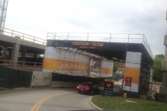 Custom truss system Christ-Hospital-Overhead-Protection-(7)