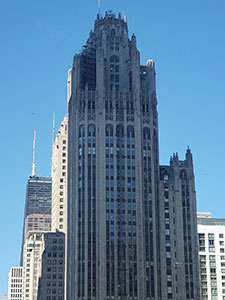 The Chicago Tribune building