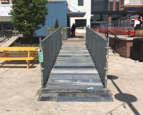 ADA Compliant ramp at Newport on the Levee