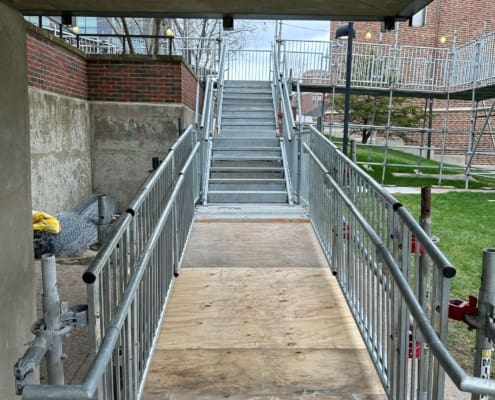 IBC Stair Tower installed at UC's Siddall Hall